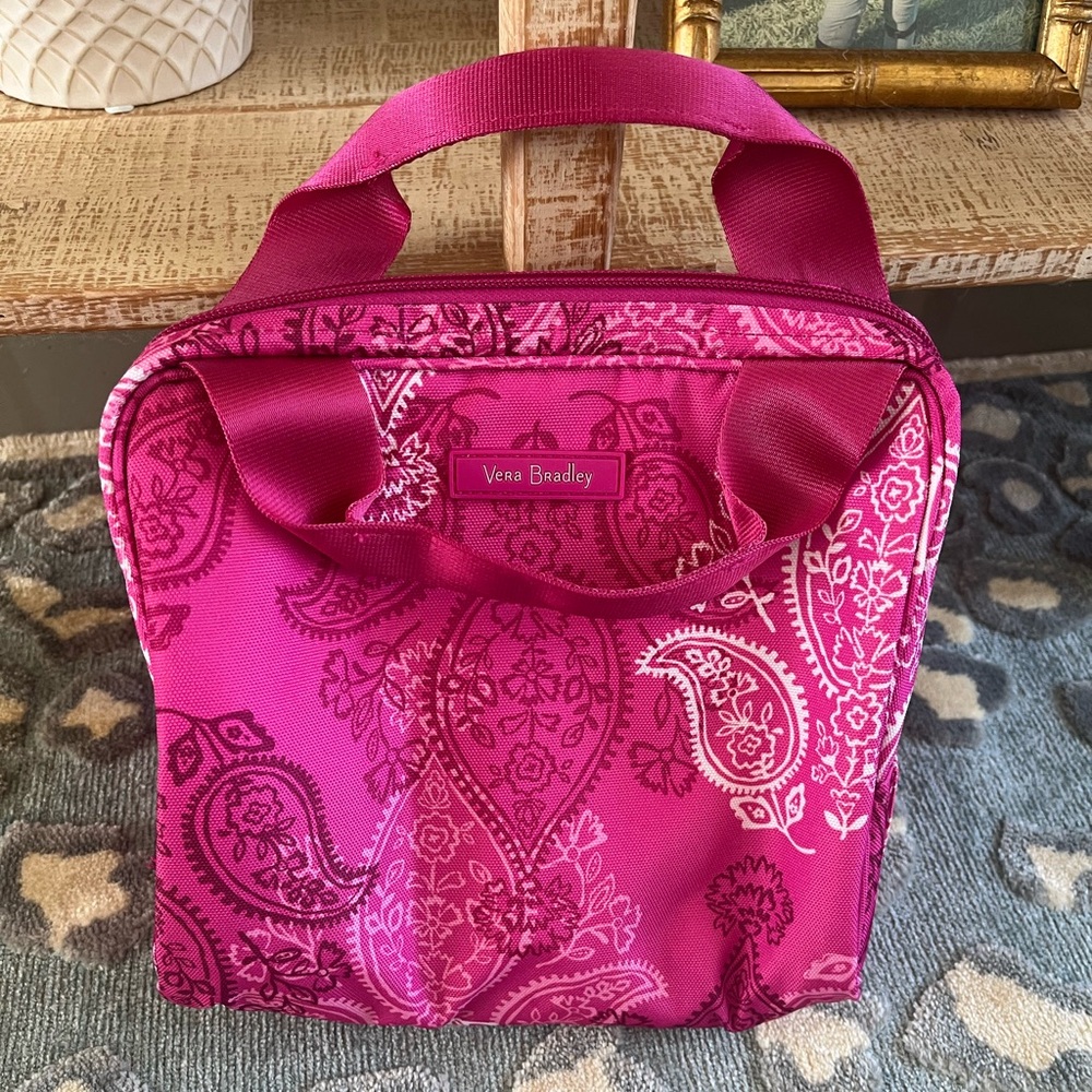 Vera Bradley Pink Paisley lunch tote